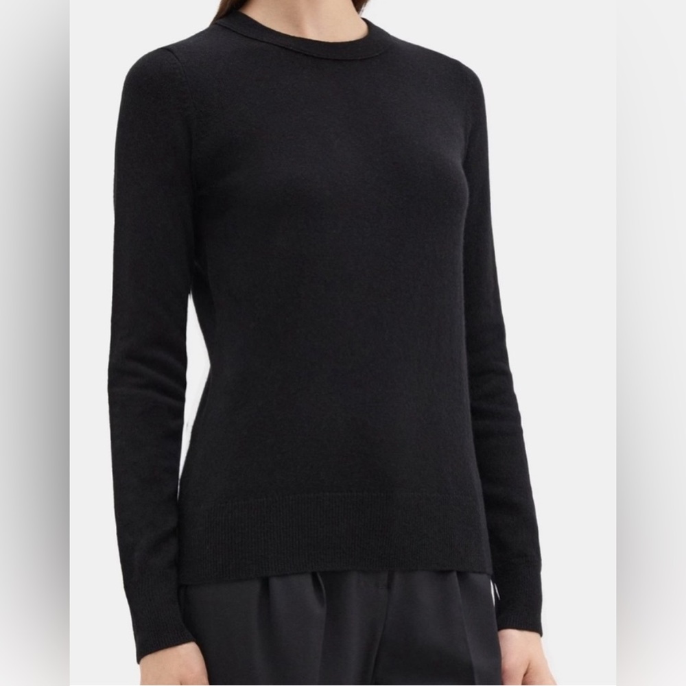 NWT Theory Black Cashmere Crewneck Size XL